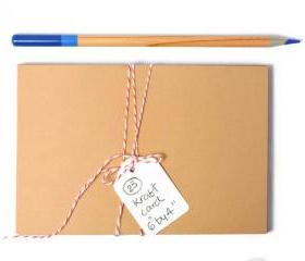 Kraft card paper 6 by 4 inch . ideal for making postcard size art . 25 Pack . painting . crafts . recycled . kids party . organization