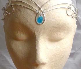 Sea glass circlet 