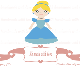 Cinderella digital image for personal and commercial use