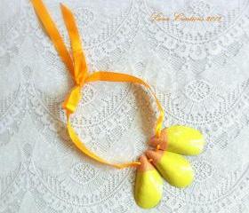 Yellow Sunshine Necklace
