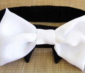 Collar and Bow Tie Wedding Dog or Cat Custom Made Miascloset
