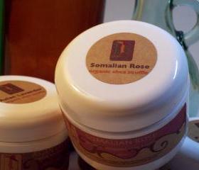 4oz. SOMALIAN ROSE organic shea souffle'