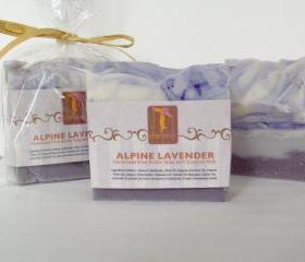Alpine Lavender Shea Butter Soap with Coconut Milk 6 oz Big Bar