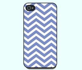 iphone 4 case --blue chevron pattern ,iphone 4s case