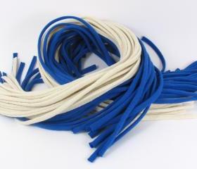 Recycled T Shirt Yarn Strips Upcycled Weaving Crafting Cord 