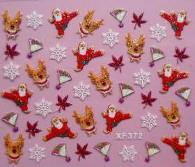 3D Christmas Decal designs for crafting projects