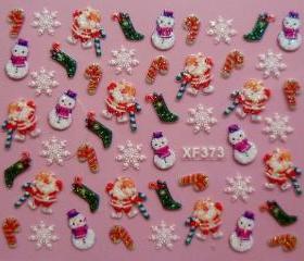 3D Christmas Decal designs for crafting projects