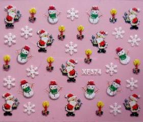 3D Christmas Decal designs for crafting projects