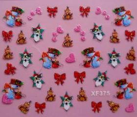 3D Christmas Decal designs for crafting projects