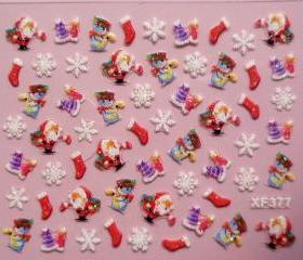 3D Christmas Decal designs for crafting projects