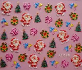 3D Christmas Decal designs for crafting projects