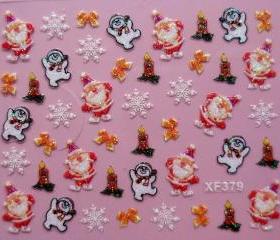 3D Christmas Decal designs for crafting projects