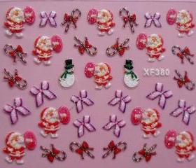 3D Christmas Decal designs for crafting projects