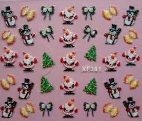 3D Christmas Decal designs for crafting projects