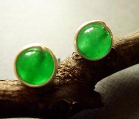 Forest Green Onyx 925 Studs