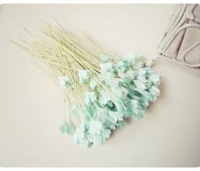 10 Mulberry paper mini heart flower / pack 