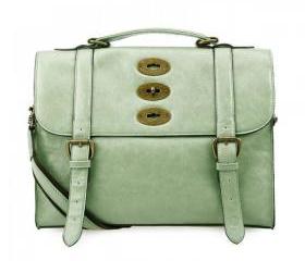 Vintage Cambridge Satchel - Green