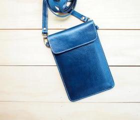 Passport, Travel, Leather bag, BLUE