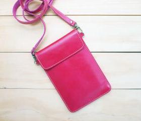 Passport, Travel, Leather bag, PINK