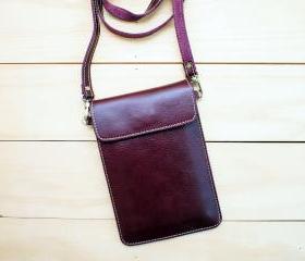 Passport, Travel, Leather bag, PURPLE