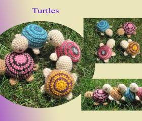 Crochet Turtle - Choose your own - (CT1-4)