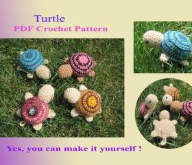 Crochet Pattern - Turtle (19VC2012)