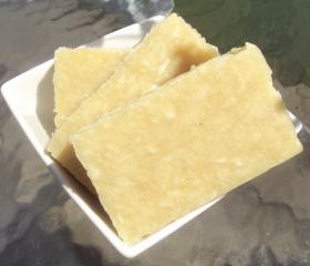 Peppermint Shampoo and Body Soap Slice Hot process soap