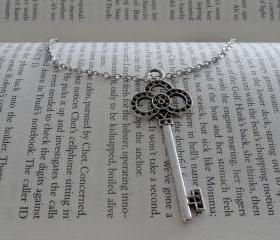 Silver Key Necklace