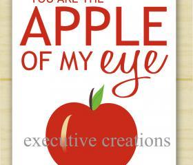 Apple of my eye print (set of 10)