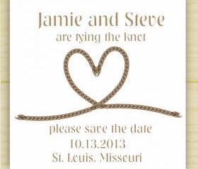 Tying the Knot Save the Date (set of 10)