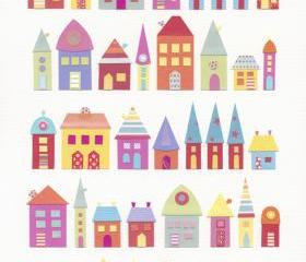 They Lived In A Paper Village - Art Print - A4 (8.3' x 11.7')
