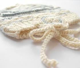 Children Hat, Natural Plant Dye, High-End Silk/Wool, Size 12 Month, OOAK