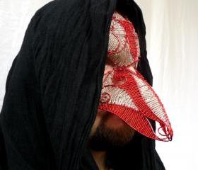  Grand mens Venetian wire masquerade mask, handmade