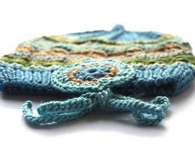 Eco Baby Hat, High-End 50%Silk 50%Wool, Size 6 Month, Swisshandmade