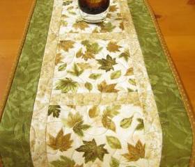 Nature and Leaves Table Runner
