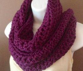 Crochet Infinity Scarf