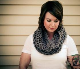 Crochet Chunky Circle Scarf