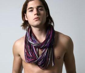 Mens Womens Fashion Winter Scarf Chunky Infinity Burning Man Necklace Eggplant Burgundy Purple Brown Jersey Circle Scarves Unique Summer