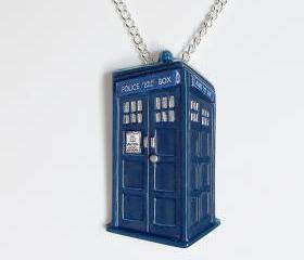 Tardis Pendant and Necklace