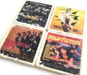 Quentin Tarantino Movie Coaster Set of Four