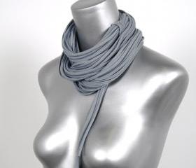 Bohemian Fabric Jewelry Womens Fashion Neck Scarf Fall Fahion Summer Cotton Infinity Light Blue Womens Necklace Scarves Men Fabric Guys Girl