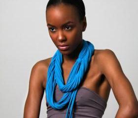 Womens Blue Scarf Necklace Cotton Fall Fashion Designer Girls Guys Gifts For Her Him Mom Fabric Circle Scarves Summer Mens Cerulean Blues