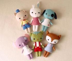 Pocket Pets pdf Pattern - You Choose Two