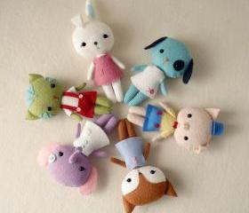 Pocket Pets pdf Pattern - You Choose Four