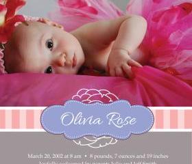 Birth Annoucement - girl and boy