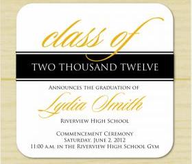 Class of 2012 Graduation Announcement (set of 10)