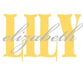 Custon Children's Name Art