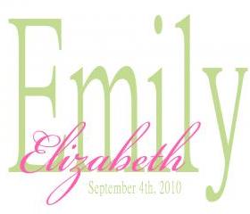 Custom Children's Name Art