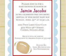 Baby Boy Sports Baby Shower Invitation (set of 10)