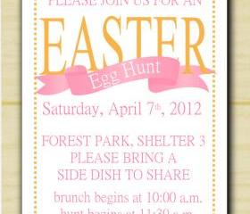 Easter Egg Hunt Invitation (set of 10)